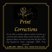 Print Corrections